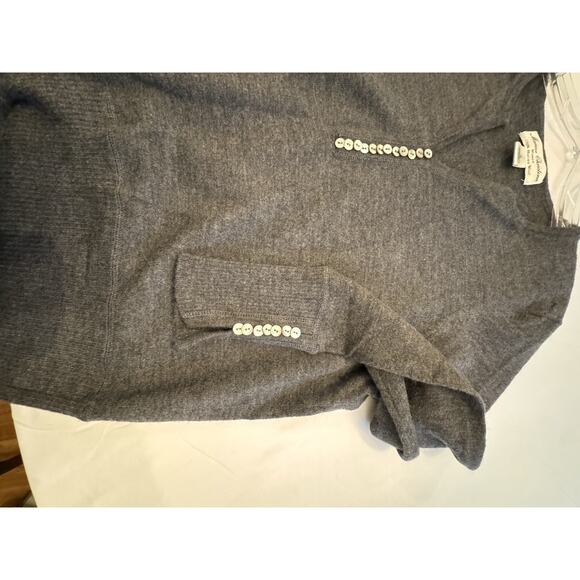 Marisa Christina 1X Italian Merino Wool Sweater Office Old Money Dark Academia - Picture 6 of 8